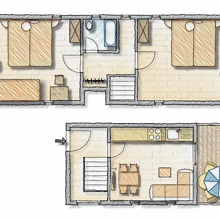 Lägenhet Seevilla Wietjes Whg 1